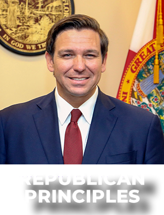 FL Governor Ron DeSantis, Republican Principles